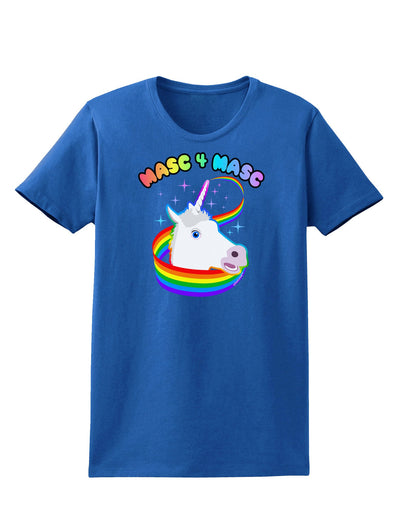 Masc 4 Masc Pranciful Unicorn Womens Dark T-Shirt-TooLoud-Royal-Blue-X-Small-Davson Sales