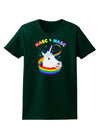 Masc 4 Masc Pranciful Unicorn Womens Dark T-Shirt-TooLoud-Forest-Green-Small-Davson Sales