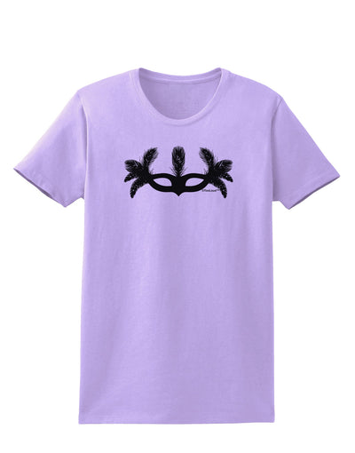 Masquerade Mask Silhouette Womens T-Shirt by TooLoud-Womens T-Shirt-TooLoud-Lavender-X-Small-Davson Sales