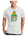 Matching Christmas Design - Elf Family - Baby Elf Adult V-Neck T-shirt by TooLoud-Mens V-Neck T-Shirt-TooLoud-White-Small-Davson Sales