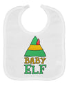 Matching Christmas Design - Elf Family - Baby Elf Baby Bib by TooLoud