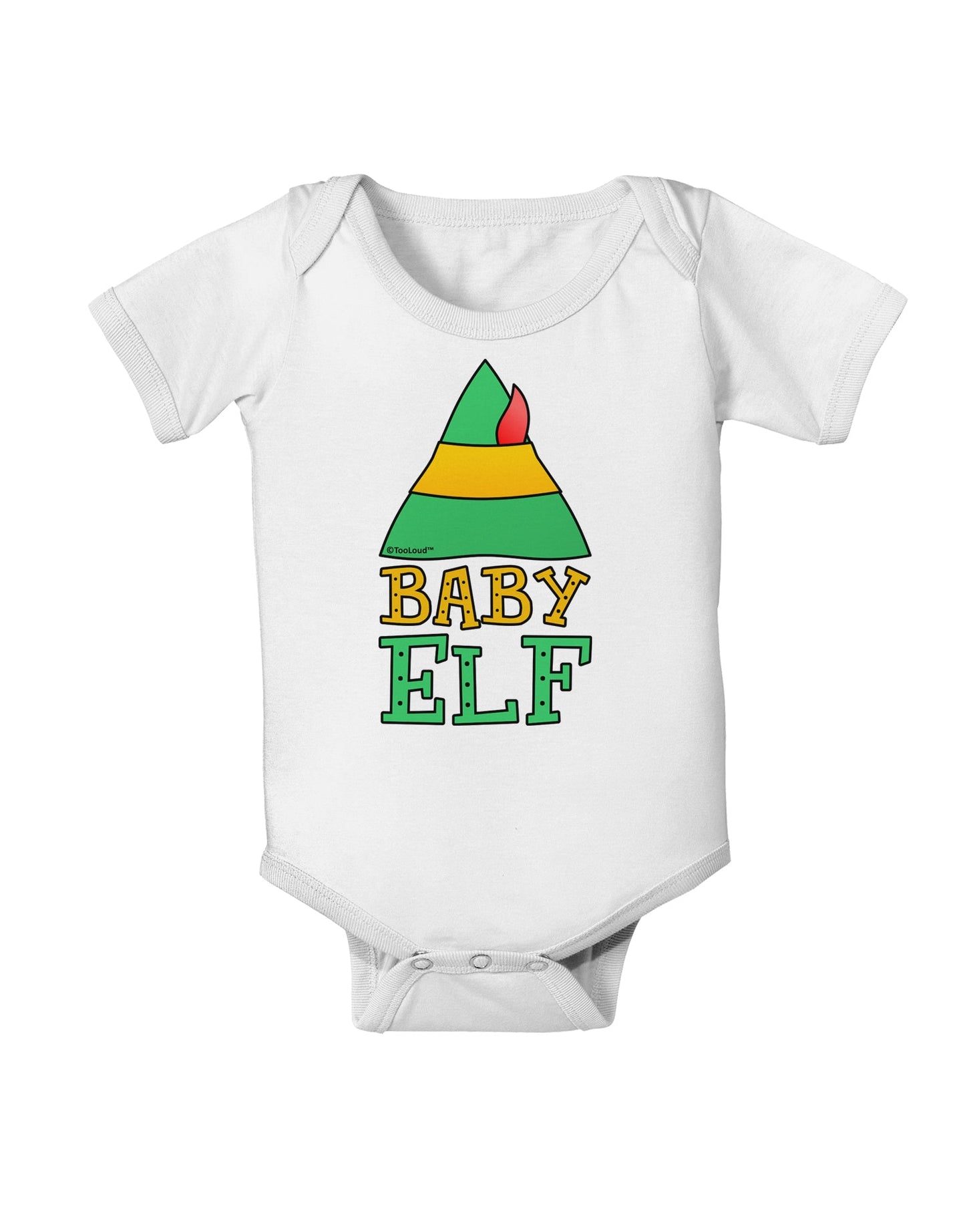 Matching Christmas Design - Elf Family - Baby Elf Baby Romper Bodysuit by TooLoud-Baby Romper-TooLoud-White-06-Months-Davson Sales