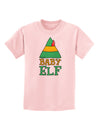 Matching Christmas Design - Elf Family - Baby Elf Childrens T-Shirt by TooLoud-Childrens T-Shirt-TooLoud-PalePink-X-Small-Davson Sales