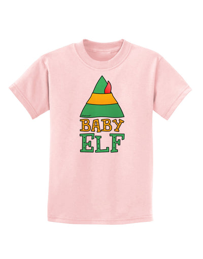 Matching Christmas Design - Elf Family - Baby Elf Childrens T-Shirt by TooLoud-Childrens T-Shirt-TooLoud-PalePink-X-Small-Davson Sales