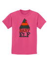 Matching Christmas Design - Elf Family - Baby Elf Childrens T-Shirt by TooLoud-Childrens T-Shirt-TooLoud-Sangria-X-Small-Davson Sales