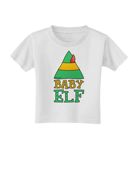 Matching Christmas Design - Elf Family - Baby Elf Toddler T-Shirt by TooLoud-Toddler T-Shirt-TooLoud-White-2T-Davson Sales
