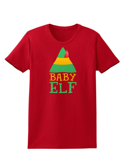 Matching Christmas Design - Elf Family - Baby Elf Womens Dark T-Shirt by TooLoud-Womens T-Shirt-TooLoud-Red-X-Small-Davson Sales