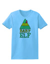 Matching Christmas Design - Elf Family - Baby Elf Womens T-Shirt by TooLoud-Womens T-Shirt-TooLoud-Aquatic-Blue-X-Small-Davson Sales