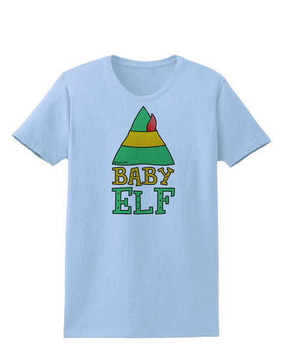 Matching Christmas Design - Elf Family - Baby Elf Womens T-Shirt by TooLoud-Womens T-Shirt-TooLoud-Light-Blue-X-Small-Davson Sales