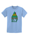 Matching Christmas Design - Elf Family - Brother Elf Childrens T-Shirt-Childrens T-Shirt-TooLoud-Light-Blue-X-Small-Davson Sales