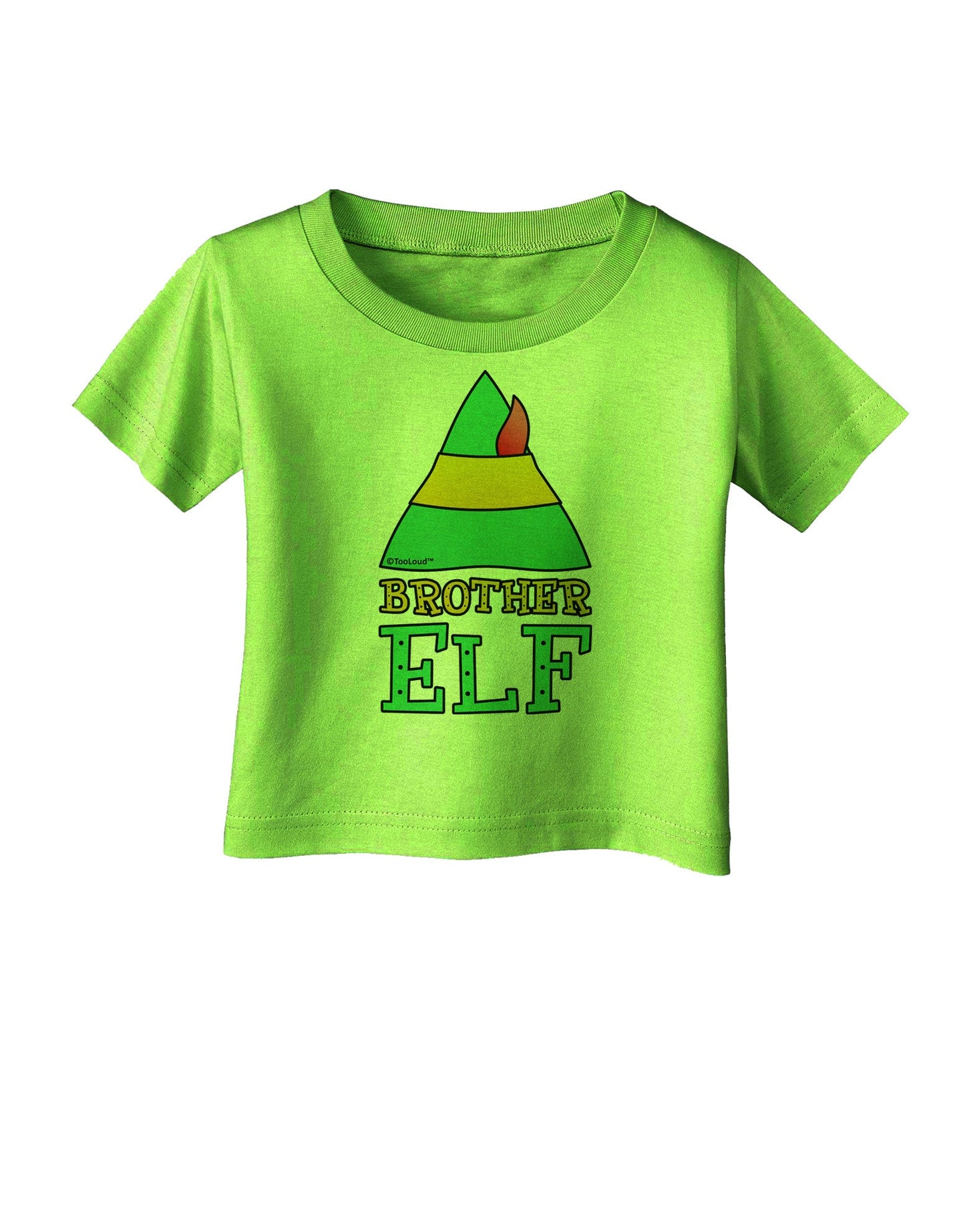 Matching Christmas Design - Elf Family - Brother Elf Infant T-Shirt-Infant T-Shirt-TooLoud-Lime-Green-06-Months-Davson Sales