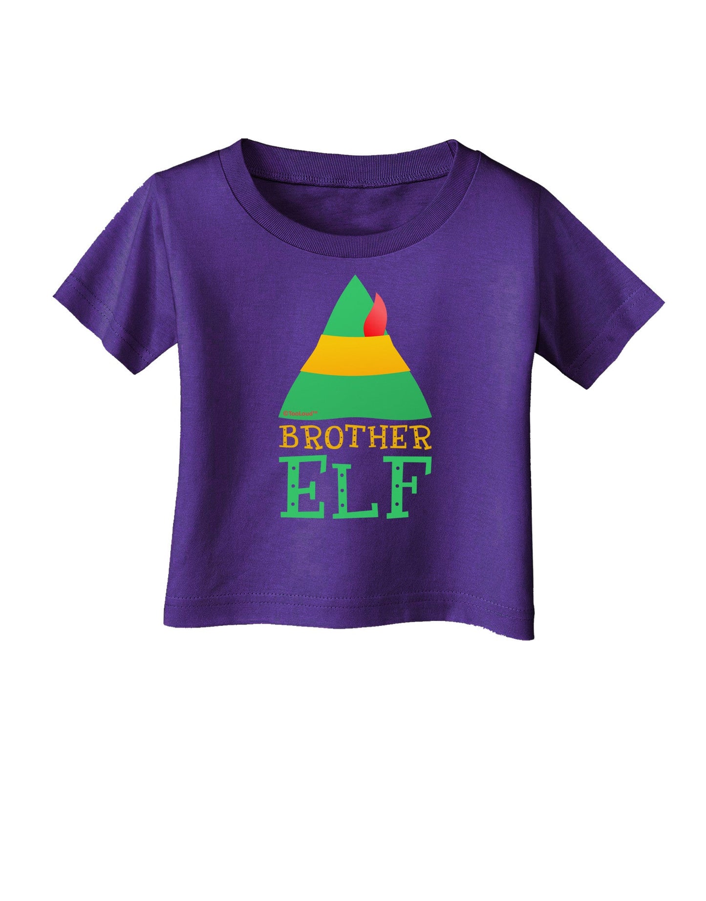 Matching Christmas Design - Elf Family - Brother Elf Infant T-Shirt Dark-Infant T-Shirt-TooLoud-Purple-06-Months-Davson Sales