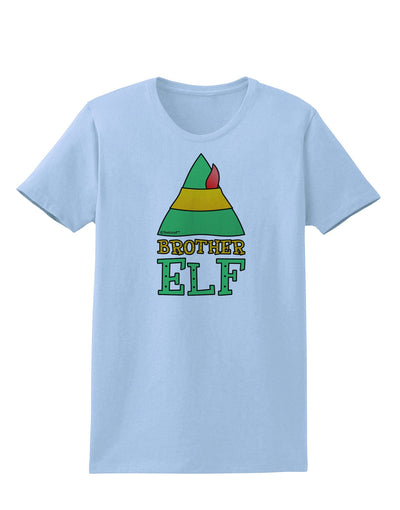 Matching Christmas Design - Elf Family - Brother Elf Womens T-Shirt-Womens T-Shirt-TooLoud-Light-Blue-X-Small-Davson Sales