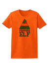 Matching Christmas Design - Elf Family - Brother Elf Womens T-Shirt-Womens T-Shirt-TooLoud-Orange-X-Small-Davson Sales