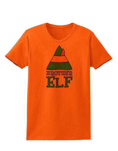 Matching Christmas Design - Elf Family - Brother Elf Womens T-Shirt-Womens T-Shirt-TooLoud-Orange-X-Small-Davson Sales