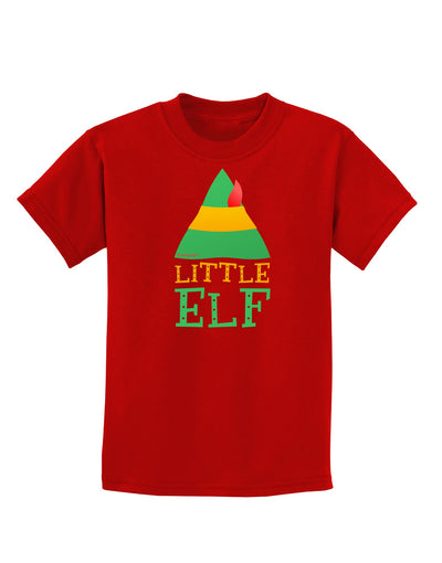 Matching Christmas Design - Elf Family - Little Elf Childrens Dark T-Shirt by TooLoud-Childrens T-Shirt-TooLoud-Red-X-Small-Davson Sales