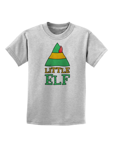 Matching Christmas Design - Elf Family - Little Elf Childrens T-Shirt by TooLoud-Childrens T-Shirt-TooLoud-AshGray-X-Small-Davson Sales