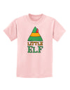 Matching Christmas Design - Elf Family - Little Elf Childrens T-Shirt by TooLoud-Childrens T-Shirt-TooLoud-PalePink-X-Small-Davson Sales