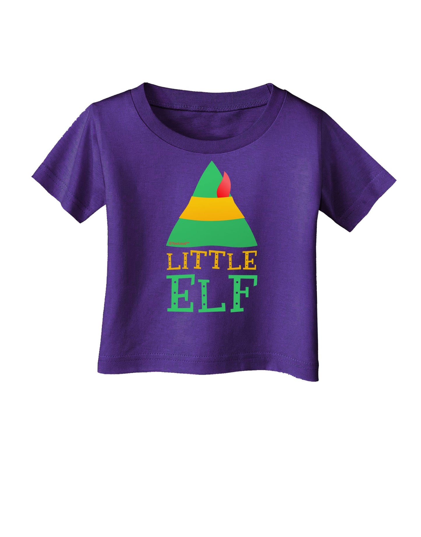 Matching Christmas Design - Elf Family - Little Elf Infant T-Shirt Dark by TooLoud-Infant T-Shirt-TooLoud-Purple-06-Months-Davson Sales