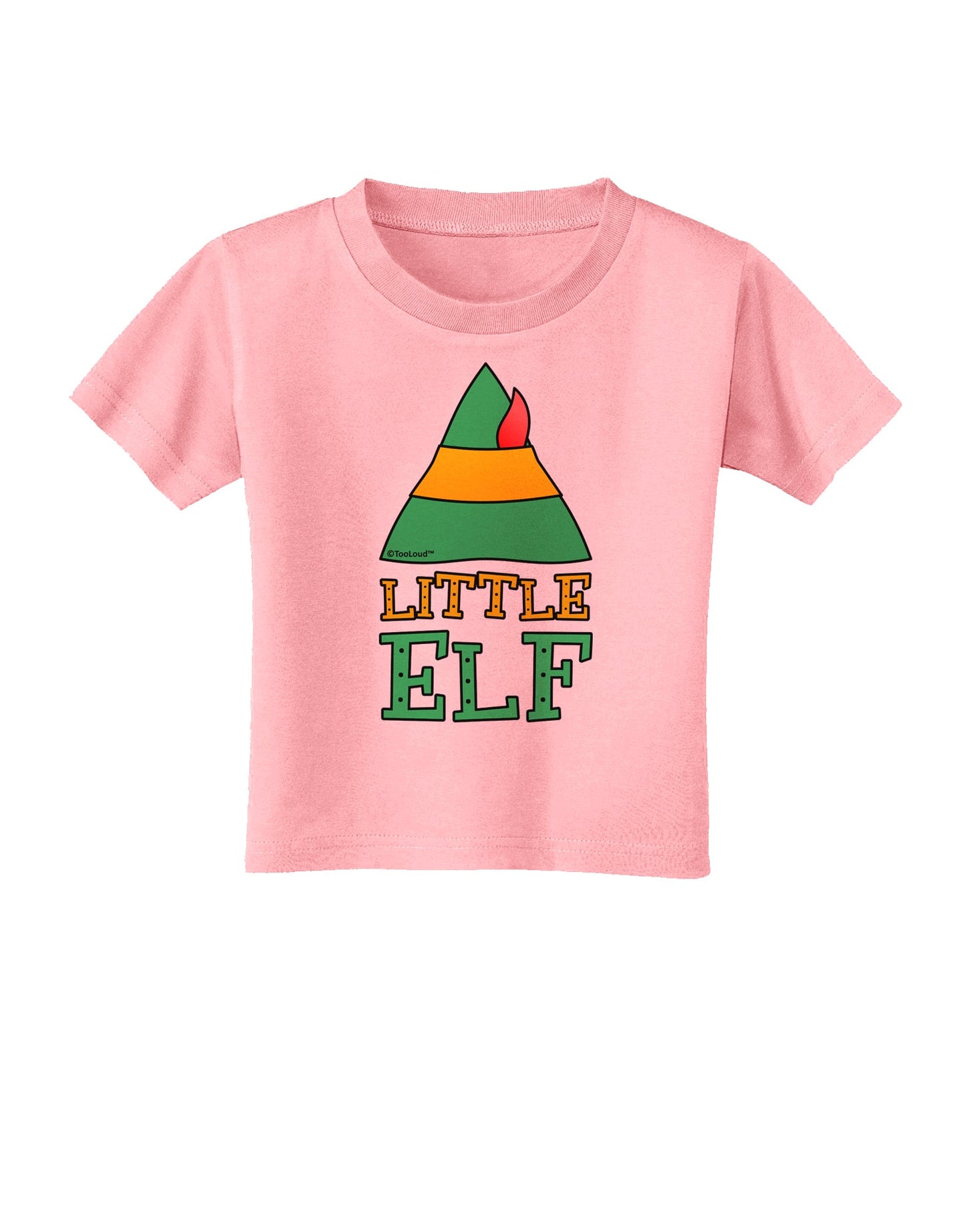 Matching Christmas Design - Elf Family - Little Elf Toddler T-Shirt by TooLoud-Toddler T-Shirt-TooLoud-Candy-Pink-2T-Davson Sales