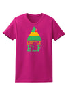 Matching Christmas Design - Elf Family - Little Elf Womens Dark T-Shirt by TooLoud-Womens T-Shirt-TooLoud-Hot-Pink-Small-Davson Sales