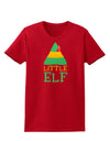 Matching Christmas Design - Elf Family - Little Elf Womens Dark T-Shirt by TooLoud-Womens T-Shirt-TooLoud-Red-X-Small-Davson Sales