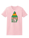 Matching Christmas Design - Elf Family - Little Elf Womens T-Shirt by TooLoud-Womens T-Shirt-TooLoud-PalePink-X-Small-Davson Sales