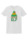 Matching Christmas Design - Elf Family - Little Elf Womens T-Shirt by TooLoud-Womens T-Shirt-TooLoud-White-X-Small-Davson Sales