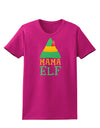 Matching Christmas Design - Elf Family - Mama Elf Womens Dark T-Shirt-Womens T-Shirt-TooLoud-Hot-Pink-Small-Davson Sales
