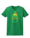 Matching Christmas Design - Elf Family - Mama Elf Womens Dark T-Shirt-Womens T-Shirt-TooLoud-Kelly-Green-X-Small-Davson Sales