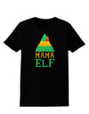 Matching Christmas Design - Elf Family - Mama Elf Womens Dark T-Shirt-Womens T-Shirt-TooLoud-Black-X-Small-Davson Sales