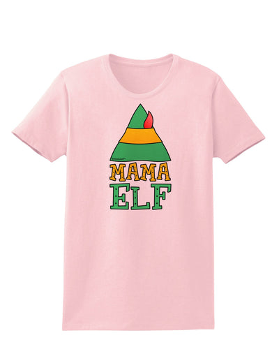 Matching Christmas Design - Elf Family - Mama Elf Womens T-Shirt-Womens T-Shirt-TooLoud-PalePink-X-Small-Davson Sales