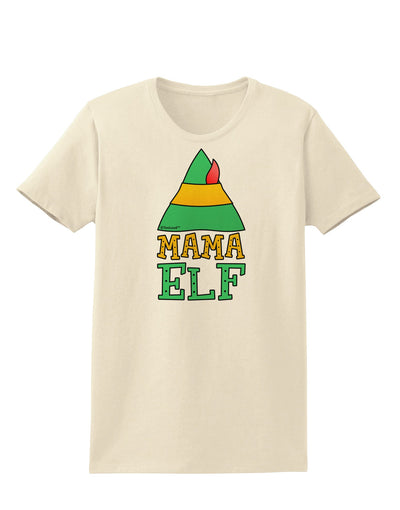 Matching Christmas Design - Elf Family - Mama Elf Womens T-Shirt-Womens T-Shirt-TooLoud-Natural-X-Small-Davson Sales