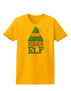 Matching Christmas Design - Elf Family - Mama Elf Womens T-Shirt-Womens T-Shirt-TooLoud-Gold-X-Small-Davson Sales