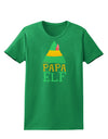 Matching Christmas Design - Elf Family - Papa Elf Womens Dark T-Shirt-Womens T-Shirt-TooLoud-Kelly-Green-X-Small-Davson Sales