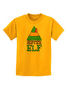 Matching Christmas Design - Elf Family - Sister Elf Childrens T-Shirt-Childrens T-Shirt-TooLoud-Gold-X-Small-Davson Sales