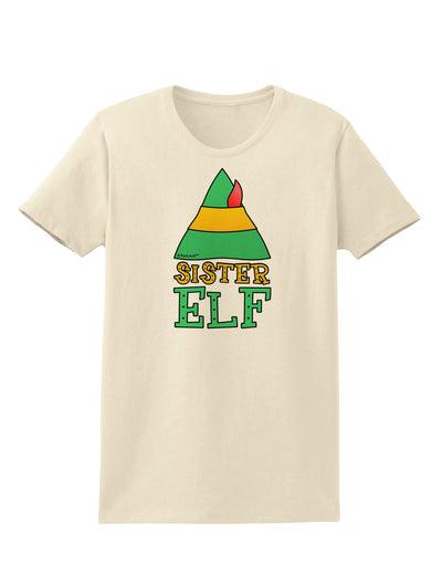 Matching Christmas Design - Elf Family - Sister Elf Womens T-Shirt-Womens T-Shirt-TooLoud-Natural-X-Small-Davson Sales