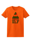 Matching Christmas Design - Elf Family - Sister Elf Womens T-Shirt-Womens T-Shirt-TooLoud-Orange-X-Small-Davson Sales