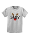 Matching Family Christmas Design - Reindeer - Baby Childrens T-Shirt by TooLoud-Childrens T-Shirt-TooLoud-AshGray-X-Small-Davson Sales