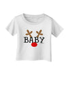 Matching Family Christmas Design - Reindeer - Baby Infant T-Shirt by TooLoud-Infant T-Shirt-TooLoud-White-06-Months-Davson Sales