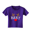 Matching Family Christmas Design - Reindeer - Baby Toddler T-Shirt Dark by TooLoud-Toddler T-Shirt-TooLoud-Purple-2T-Davson Sales