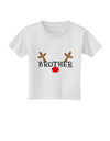 Matching Family Christmas Design - Reindeer - Brother Toddler T-Shirt by TooLoud-Toddler T-Shirt-TooLoud-White-2T-Davson Sales
