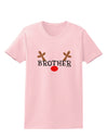 Matching Family Christmas Design - Reindeer - Brother Womens T-Shirt by TooLoud-Womens T-Shirt-TooLoud-PalePink-X-Small-Davson Sales