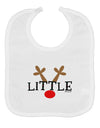 Matching Family Christmas Design - Reindeer - Little Baby Bib by TooLoud