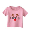 Matching Family Christmas Design - Reindeer - Little Infant T-Shirt by TooLoud-Infant T-Shirt-TooLoud-Candy-Pink-06-Months-Davson Sales