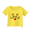 Matching Family Christmas Design - Reindeer - Little Infant T-Shirt by TooLoud-Infant T-Shirt-TooLoud-Yellow-06-Months-Davson Sales
