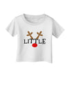 Matching Family Christmas Design - Reindeer - Little Infant T-Shirt by TooLoud-Infant T-Shirt-TooLoud-White-06-Months-Davson Sales