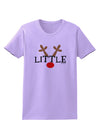 Matching Family Christmas Design - Reindeer - Little Womens T-Shirt by TooLoud-Womens T-Shirt-TooLoud-Lavender-X-Small-Davson Sales