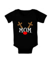 Matching Family Christmas Design - Reindeer - Mom Baby Romper Bodysuit Dark by TooLoud-Baby Romper-TooLoud-Black-06-Months-Davson Sales
