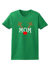 Matching Family Christmas Design - Reindeer - Mom Womens Dark T-Shirt by TooLoud-Womens T-Shirt-TooLoud-Kelly-Green-X-Small-Davson Sales
